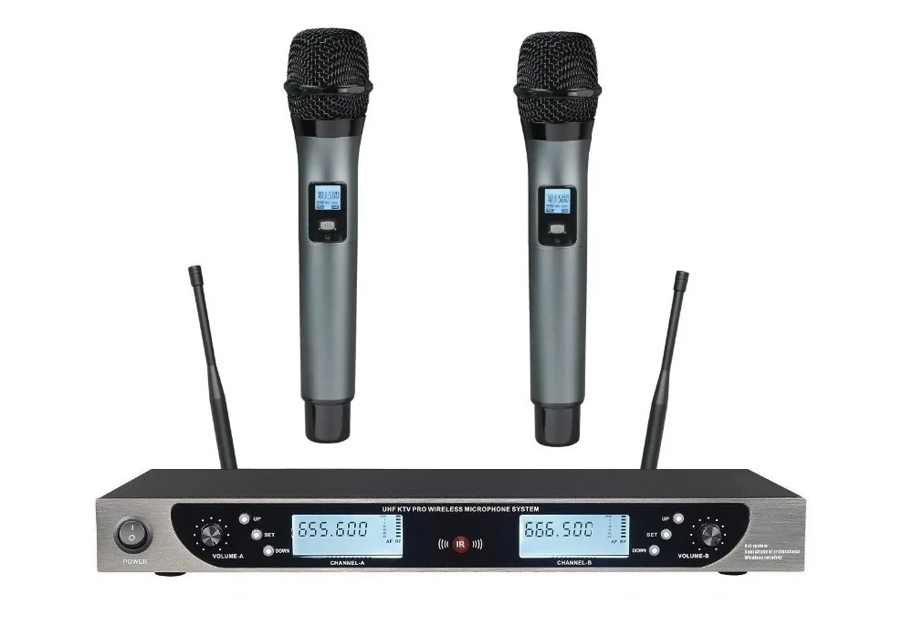 Bolymic новая UHF Беспроводная микрофонная система для караоке|mic system|draadloze microfoonkaraoke