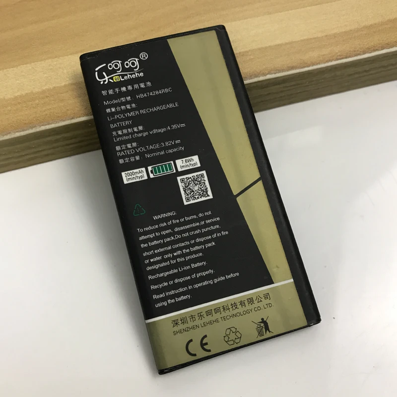 LEHEHE батарея HB474284RBC для Huawei y550 y560 y625 y635 g521 g620 y5 C8816 Hol-T00/U10/T10 2000mAh бесплатные