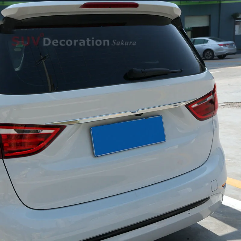 Молдинги для крышки багажника из нержавеющей стали 7 мест BMW 2 серии Gran Tourer (F46) 2015