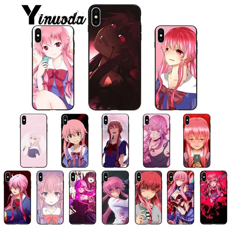 Yinuoda аниме Mirai Nikki дневник будущего с Юно гасай окрашенный чехол для телефона Apple