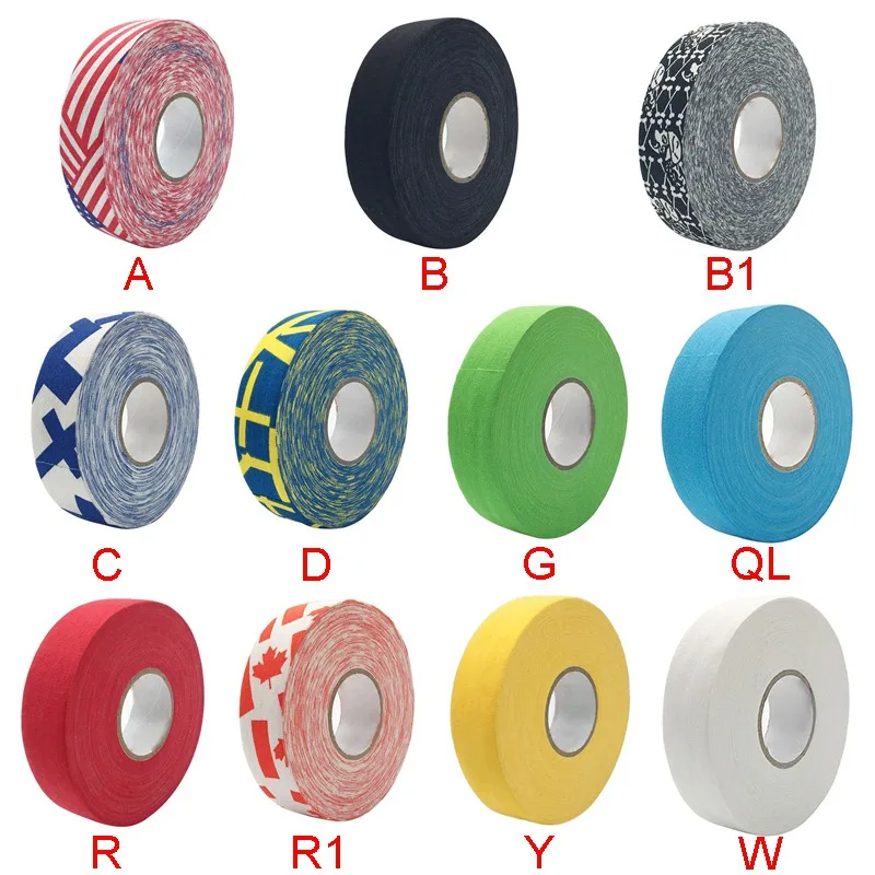 1Pc Cloth Hockey Tape Stick Pads Basketball Football Golf Elbow Knee Volleyball Sport Safety | Спорт и развлечения