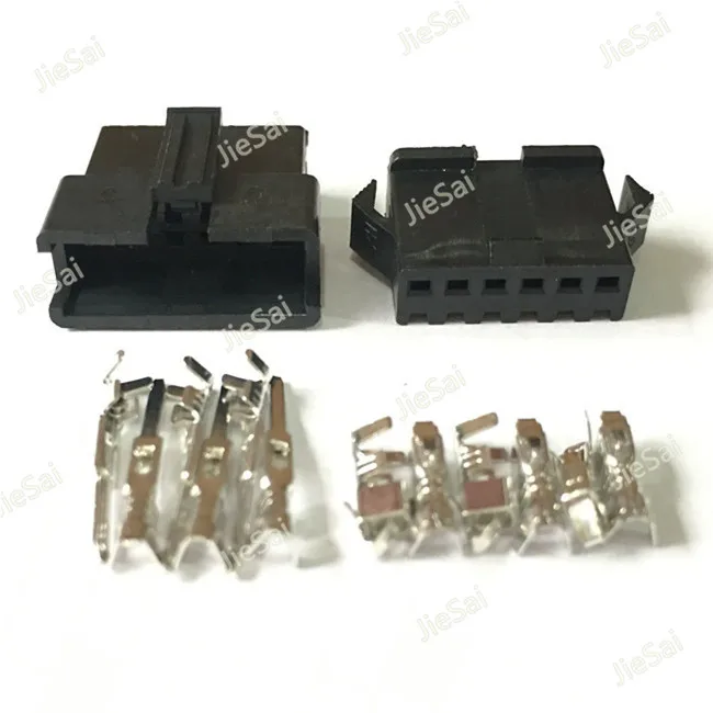 

Male And Female JST SM 6 Pin 6 Way Multipole Connector Plug With Terminal 2.54mm