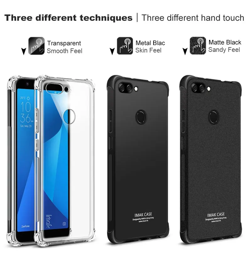 Imak Чехол для Asus Zenfone Max плюс M1 крышка anti-падая водителя Защитная крышка для Asus Zenfone Max плюс m1 ZB570TL X018D