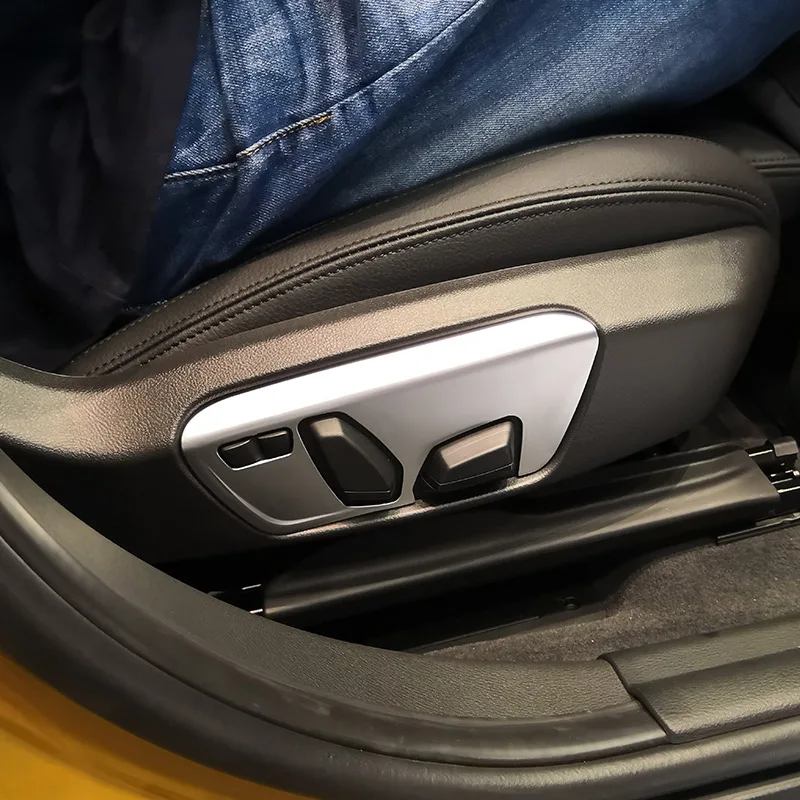 

ABS Chrome For BMW X1 F48 2016 2017 2018 Car Seat Button Frame Trim For BMW X2 F47 2018 Accessories