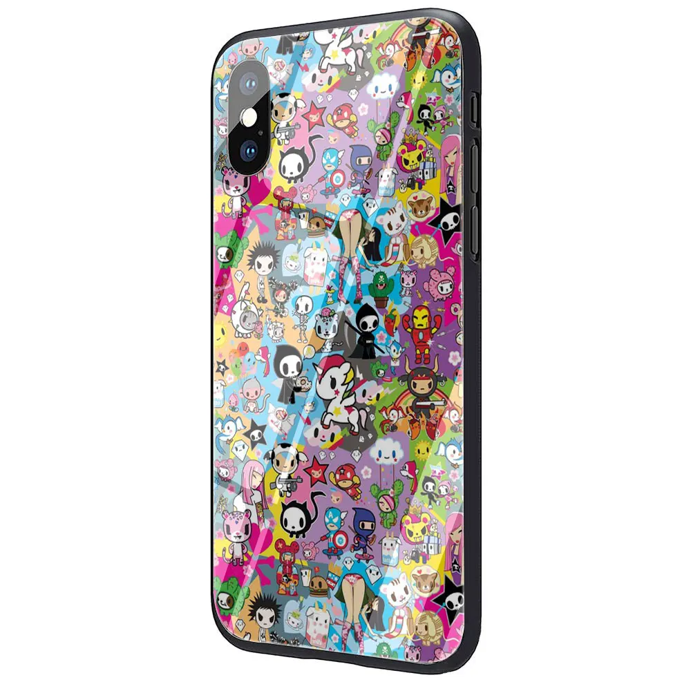 G4 Япония Tokidoki японский недавно прибывший сотовый закаленное стекло чехол для телефона iPhone 11 Pro 6 6S Plus 7 8 Plus X XS XR XS Max - Цвет: G4