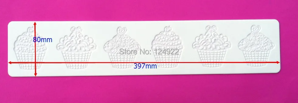 CT5009 кружевная мягкая 100% платиновая силиконовая форма в форме мороженого для