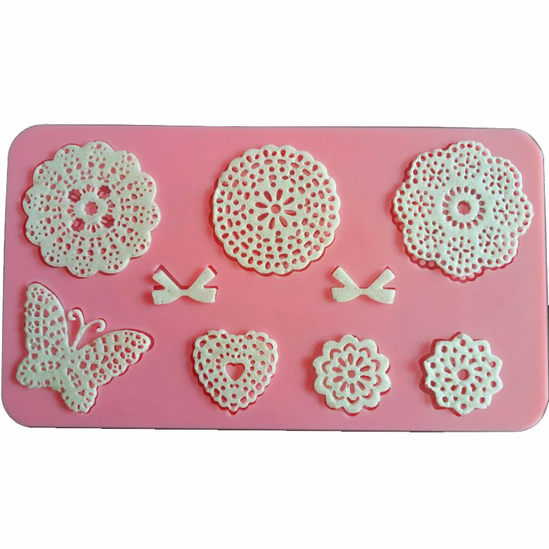 Бесплатная доставка Бабочка цветы кружевные инструменты для приготовления пищи