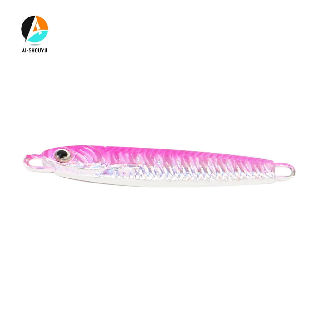 AI-SHOUYU 3Pcs Mini Metal Jig Spoon Lure 40mm 7g Jigging Lead Fish Sea Bass Fishing Artificial Bait Pencil | Спорт и развлечения