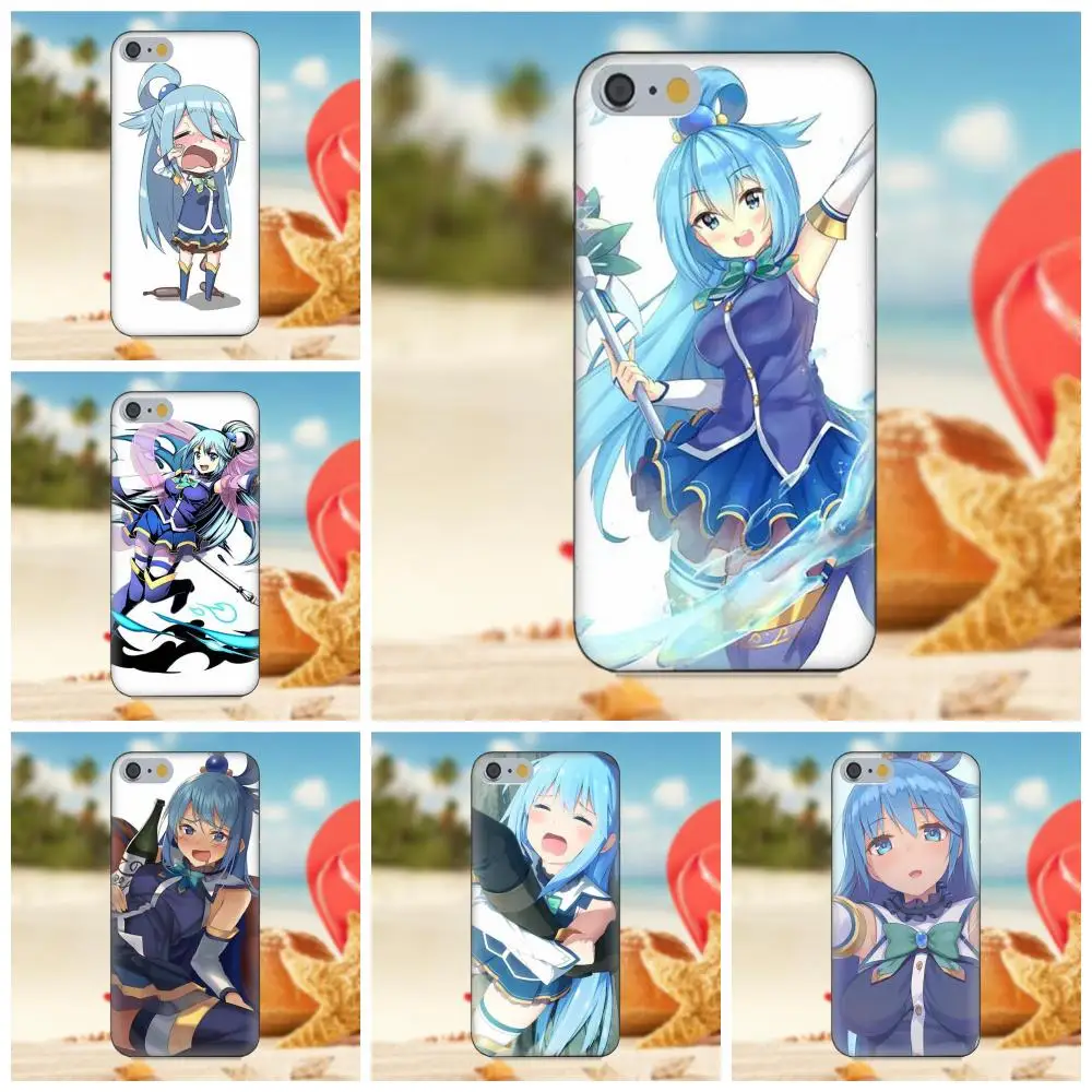Oedmeb Konosuba Аква Kono Subarashii Sekai Ni для huawei G8 Honor 5C 5X6 6X7 8 9 Y5II Коврики P8 P9 P10 P20 Lite Plus