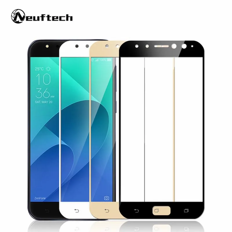 Full Cover Tempered Glass For ASUS Zenfone Max Pro M2 M1 ZB602KL ZB570TL Screen Protector ZB631KL ZB633KL | Мобильные телефоны и