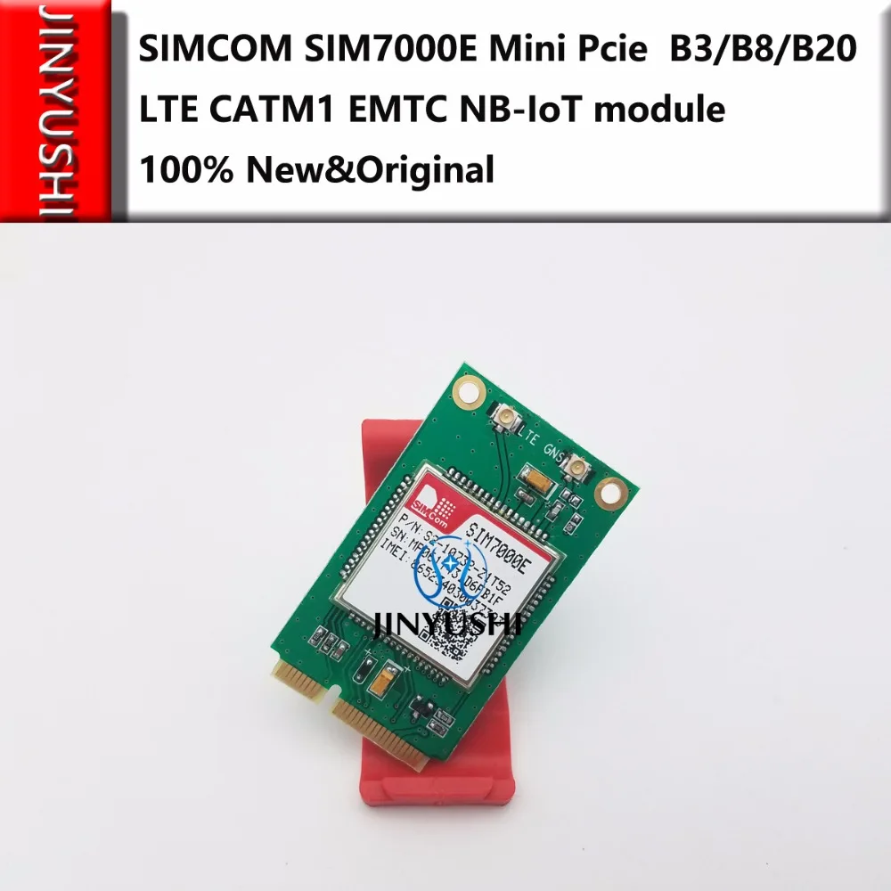 Модуль JINYUSHI для SIMCOM SIM7000E Mini Pcie B3/B8/B20 LTE CATM1 EMTC NB-IoT совместимый с SIM900 и SIM800F |