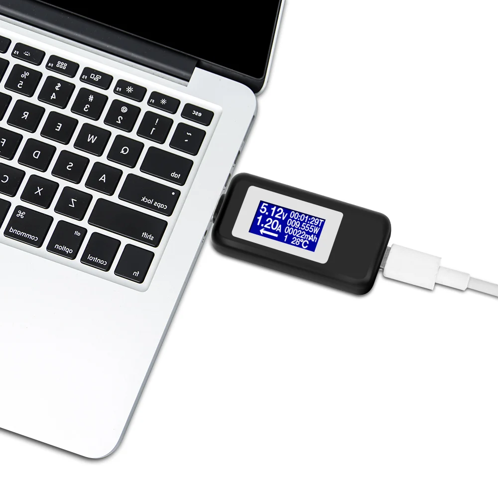 USB тестер с разъемом Type c цифровой вольтметр постоянного тока измеритель