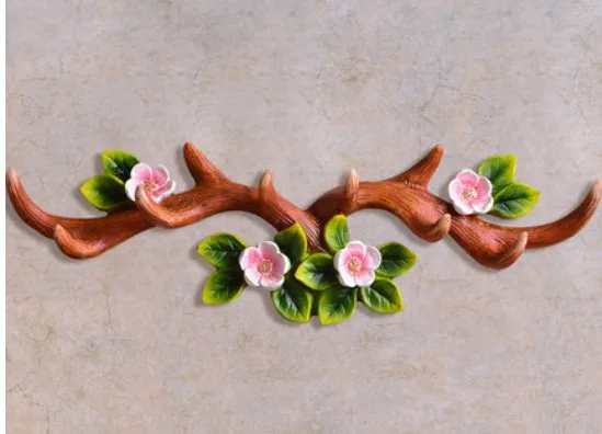 

Decoration Art Decoration Art Butterfly Hook Chinese creative wall decorated wall coat rack row hook bedroom wall decoration hoo