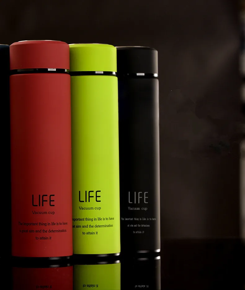 Bpa-free 500 мл/17 унций изолированные вакуумные фляги с чаем для заварки, термос, бутылка для воды из нержавеющей стали 304, термосы, спасательная чашка