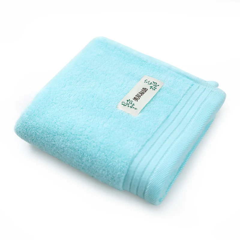 blue Высокое качество полотенца- 1PC 34*74см хлопок сталкиваются с тканью твердых дешевые полотенце Quick-Drying салон полотенца Toalha торговой марки - Цвет: blue