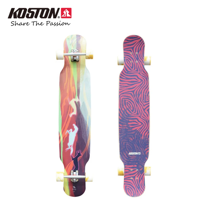Новинка 2017 года Koston Профессиональный longboard завершает Танцы доски прогулки