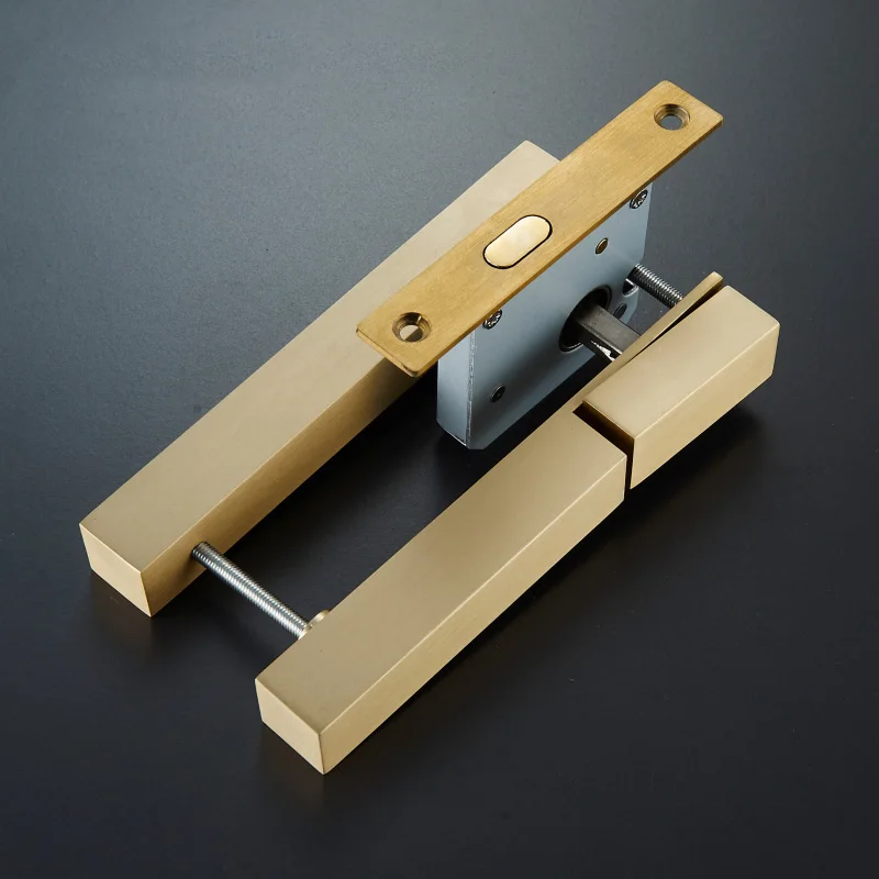 4 цвета/современный латунный Замок раздвижной двери в скандинавском стиле для