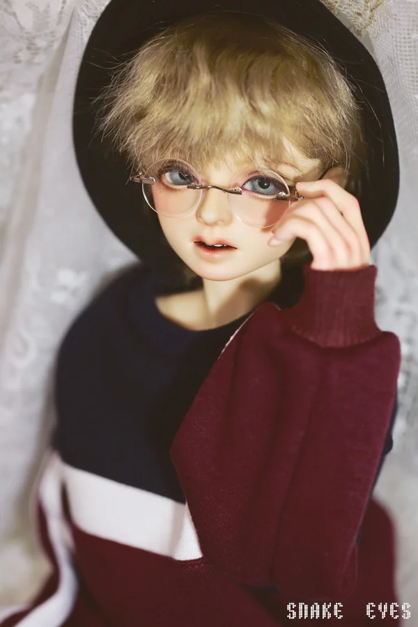 Новые бескаркасные очки с круглыми линзами для BJD 1/3 SD17 аксессуары для кукол GS19