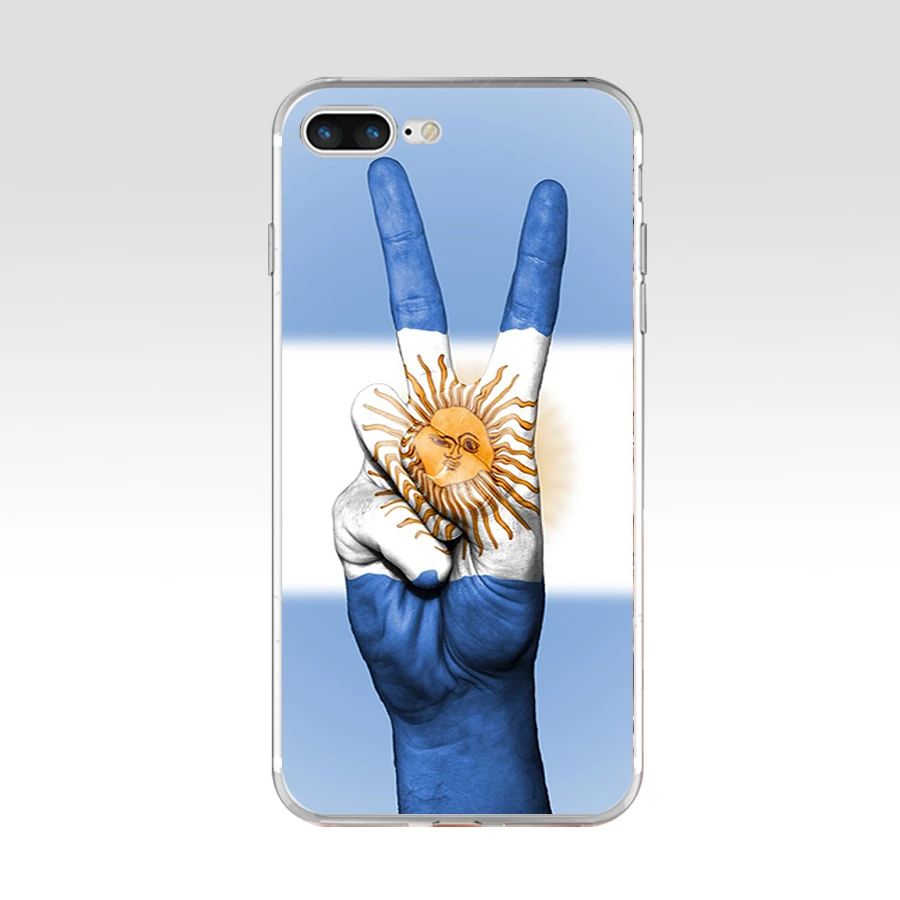 218AQ Аргентина Мягкий ТПУ силиконовый чехол для Apple iPhone 6 6s 7 8 plus | Мобильные