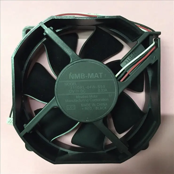 NMB-MAT 3110RL-04W-S59 U01 DC 12V 0.33A 3-проводной 80x80x25 мм вентилятор охлаждения сервера