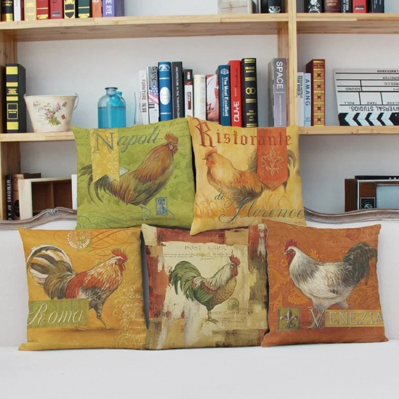 2017 льняные наволочки винтажная наволочка для дивана кресла подушка с