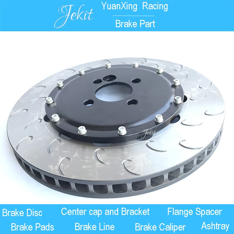 

Jekit automobile 355mm disk rotors with center cap pcd is 5 hole 114.3 for JK9040 brake calipers for Kia K5 2012 (Optima) Turbo
