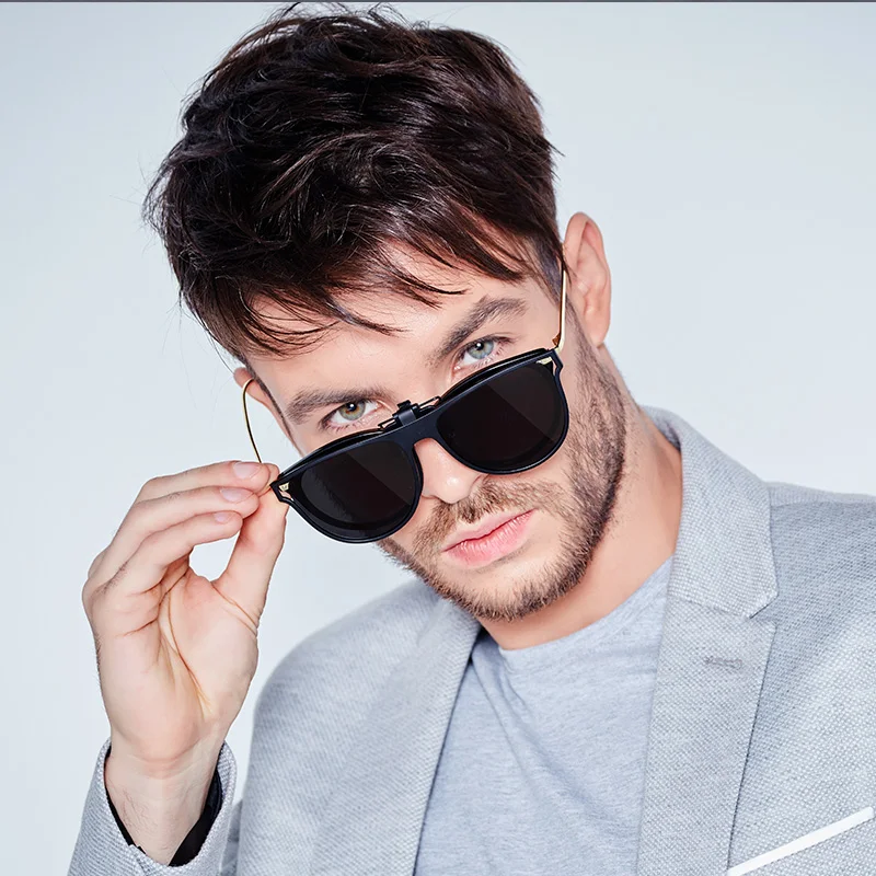 Мужские и женские солнцезащитные очки VEGOOS поляризационные с защитой UV400 откидной