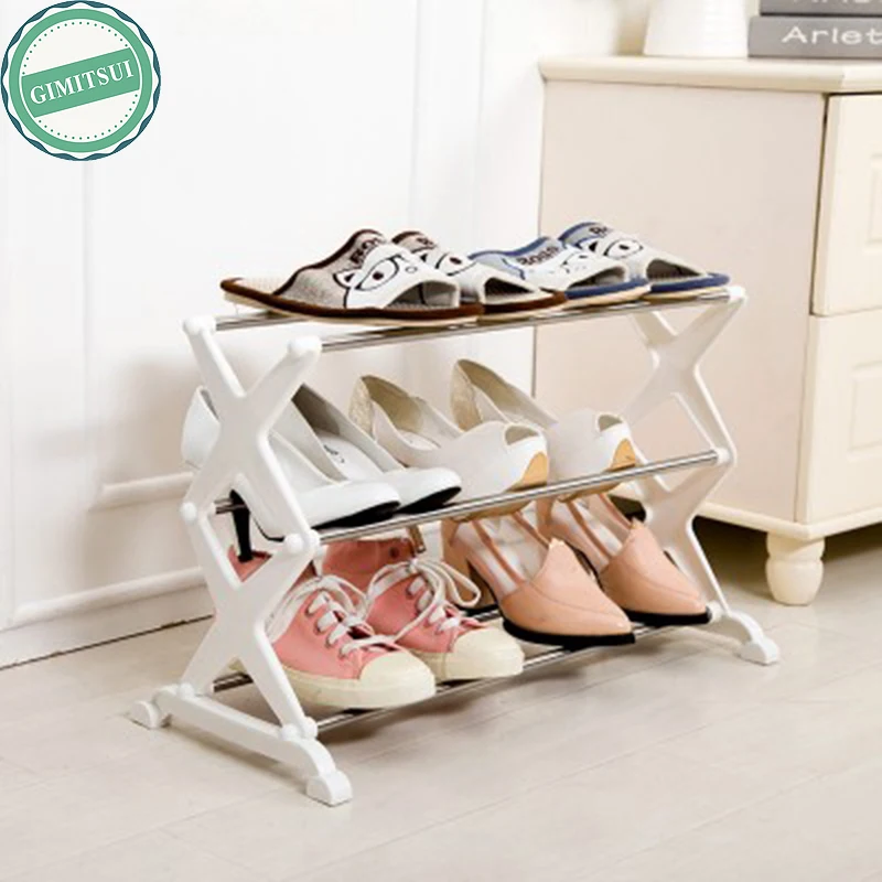 3 уровня шкаф для обуви стены скамьи Полка Шкаф Организатор ящик хранения