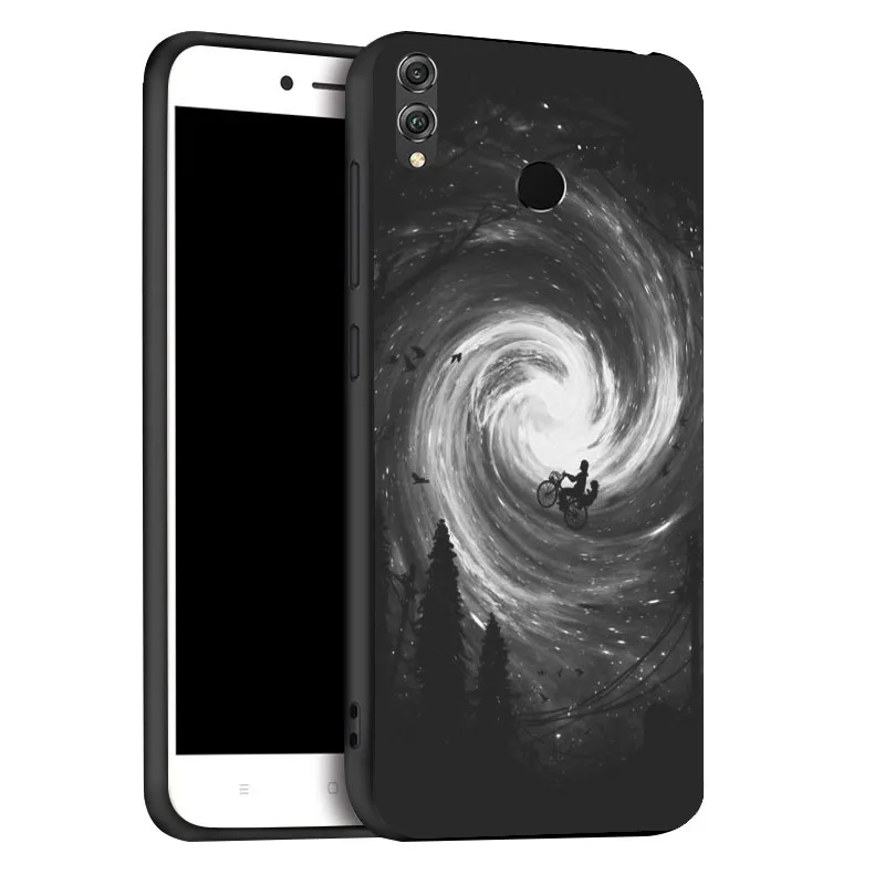 x051 Чехол для huawei Honor 8X 8A 9 10 Lite чехол s Space Moon Astronaut, чехол для телефона huawei Honor 7C 7A Pro, чехол-бампер - Цвет: x051