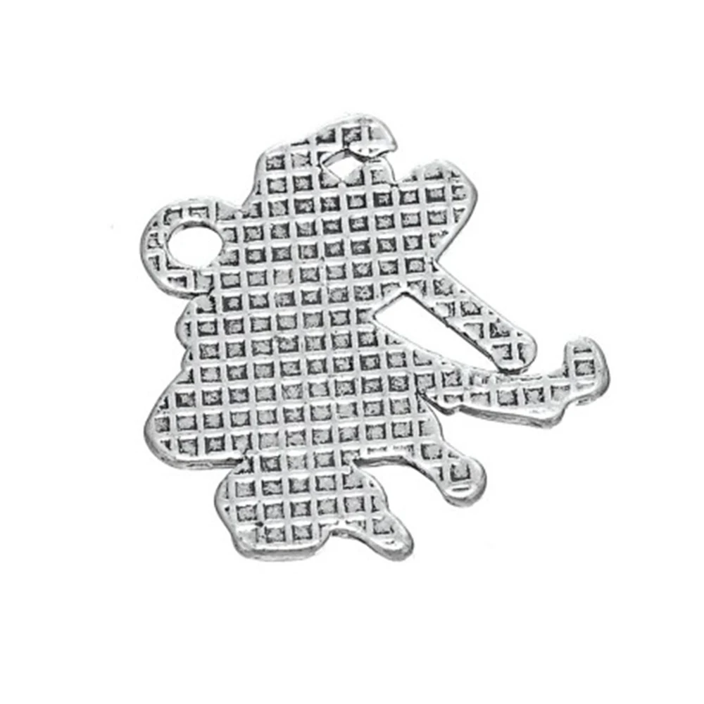 2021 Новые Металлические Античные с серебристым покрытием Bite Me Слова сообщения