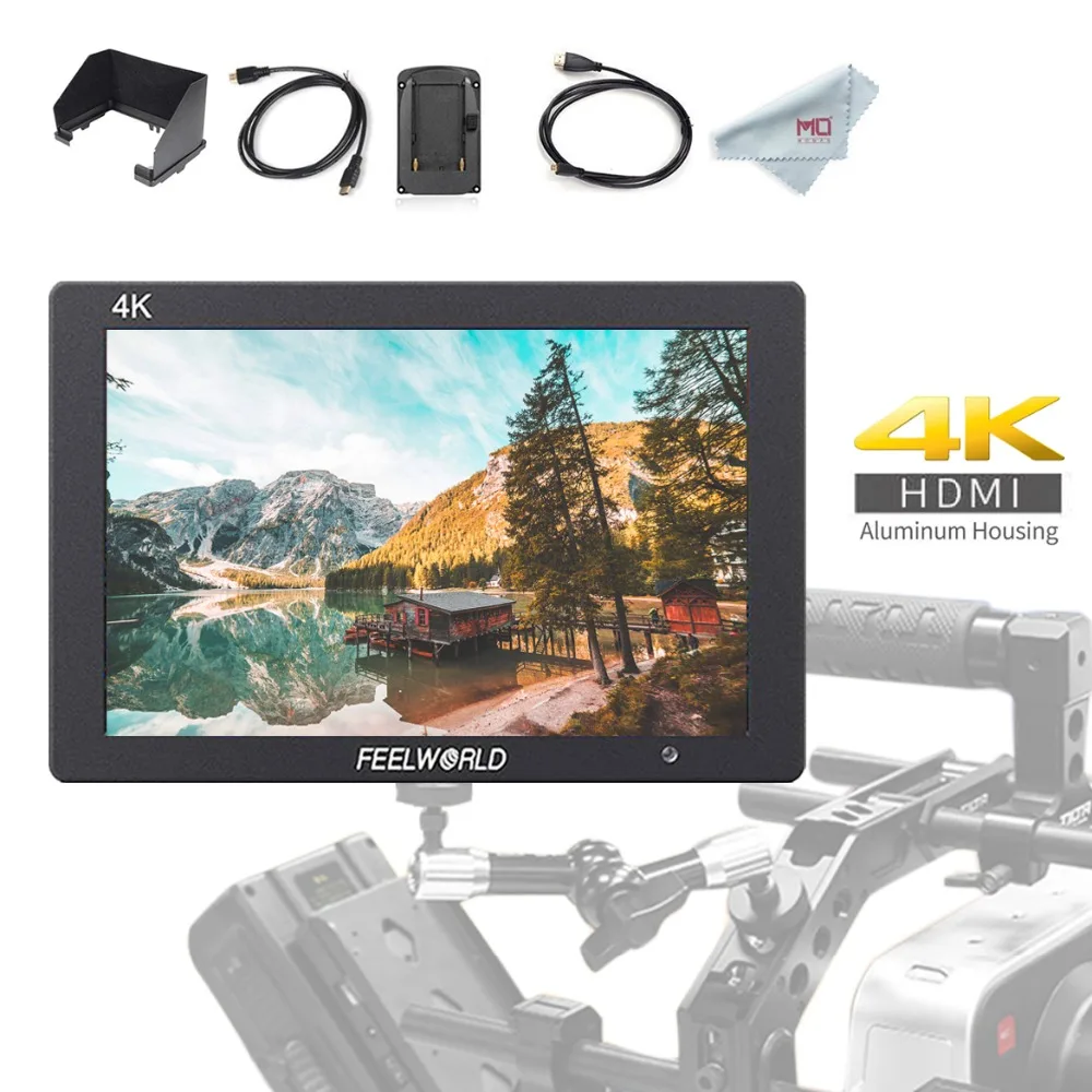 Feelworld T7 7in. Full HD монитор на камере IPS LCD 4K HDMI SDI вход DC Выходная мощность с
