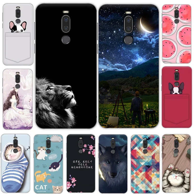Чехол для Meizu M8, 5,7 дюймов, чехол, кошка, собака, животное, мультфильм, Мягкий силиконовый чехол из ТПУ для Meizu M8 M 8 M, чехол для телефона, чехол для MeizuM8