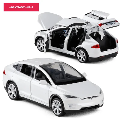 Модель X Tesla 1:32 модель S из сплава автомобиля литой игрушечный автомобиль