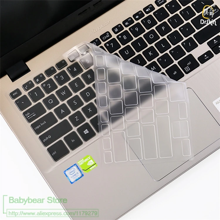 Чехол для клавиатуры ноутбука протектор прозрачный ТПУ Asus Vivobook Tp410 Tp410U Tp410Ua Tp410Ur