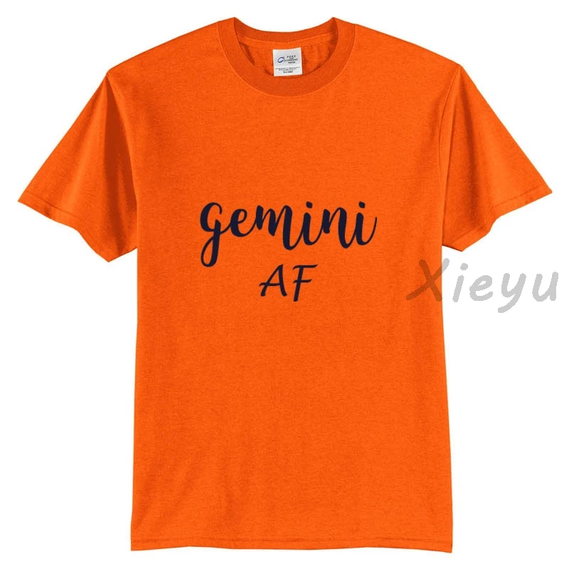Забавная футболка gemini AF хипстерская хлопковая модная унисекс много цветов |