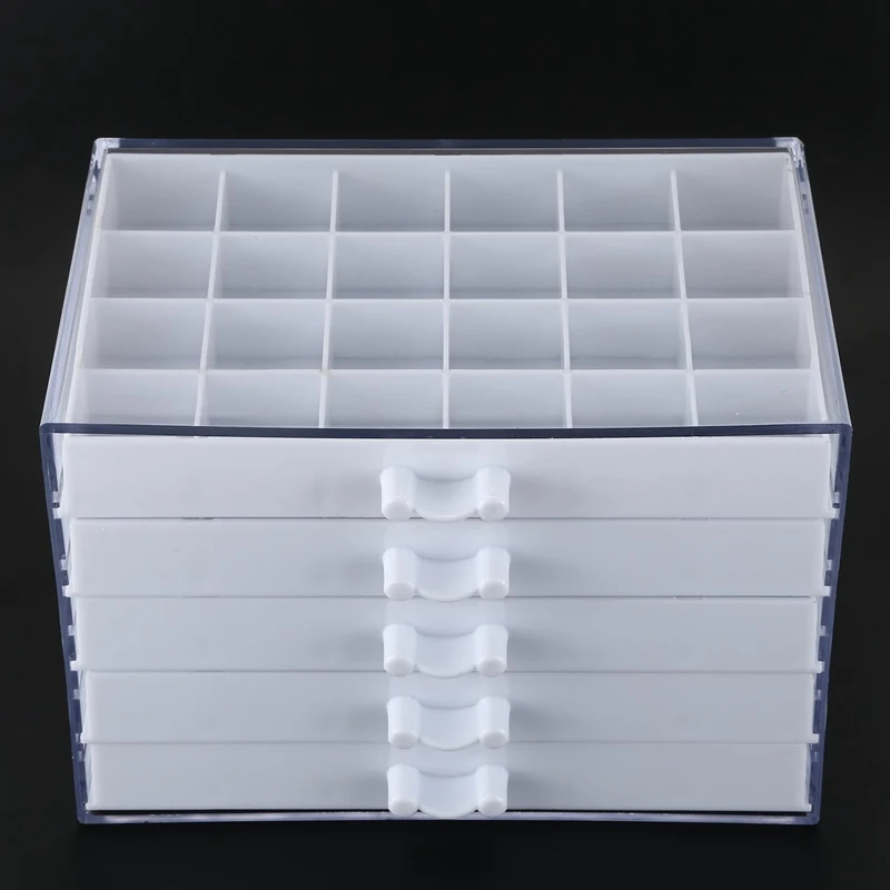 120 Маникюр для ногтей сетка украшения последовательности организовать коробка