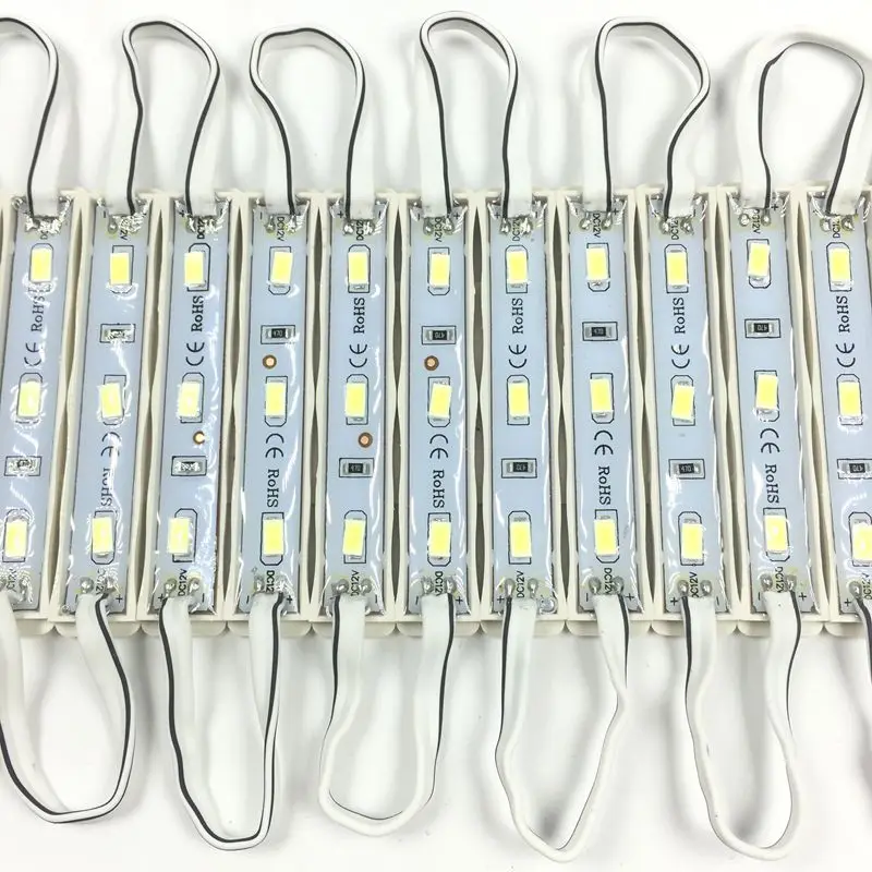 500 шт. 12 В постоянного тока SMD 5730 3 светодиосветодиодный светодиодные модули IP65