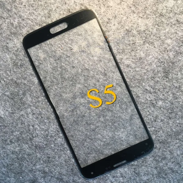 Suitable for S5 G900F G900H G900P G900t flat glass mirror outside the touch screen no LOGO | Мобильные телефоны и