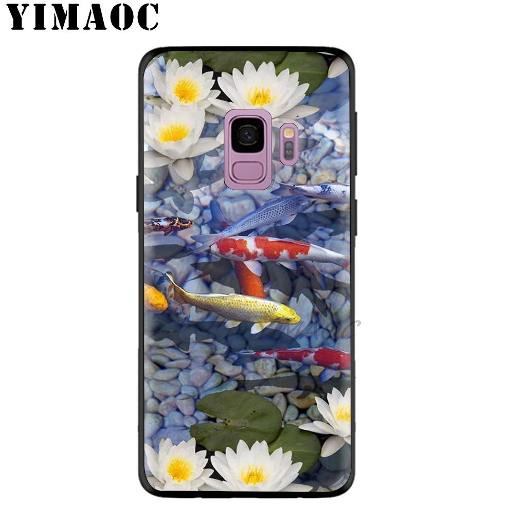 Мягкий силиконовый чехол YIMAOC Koi Fish Lucky Japan для Samsung Galaxy A9 A8 A6 Plus 2018 A5 A3 2017 2016 Note 9 8 |