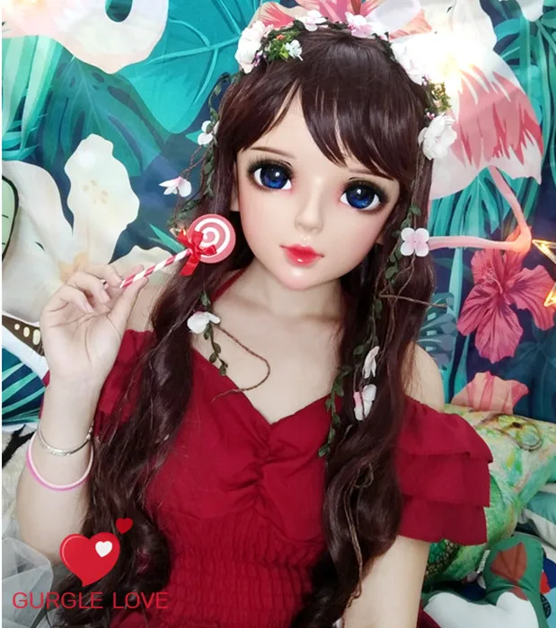 

(NEW-141) Female Male Mask Realistic Silicone Masks Halloween Party BJD Baby Doll Crossdress Japan Kigurumi Mask Anime Cosplay
