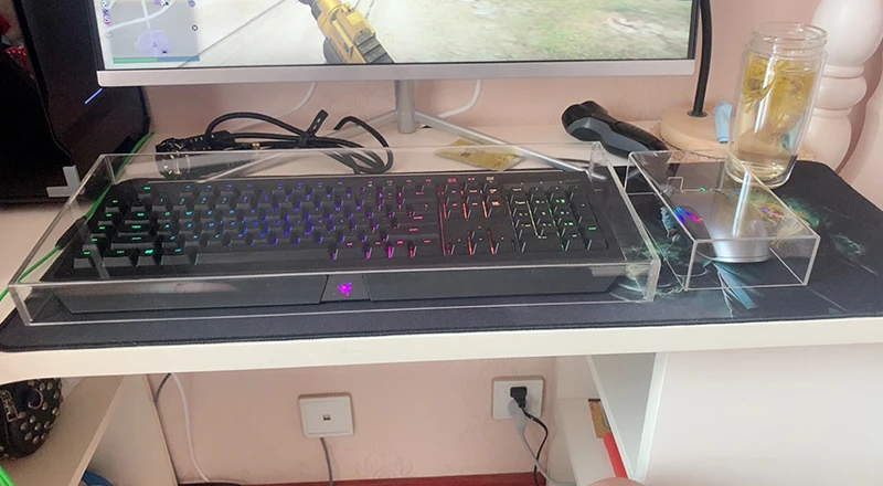 Прозрачный ариловый пылезащитный чехол для механической клавиатуры Corsair K70 RGB filco IKBC Cherry MX 8,0 клавиатура G903 G603