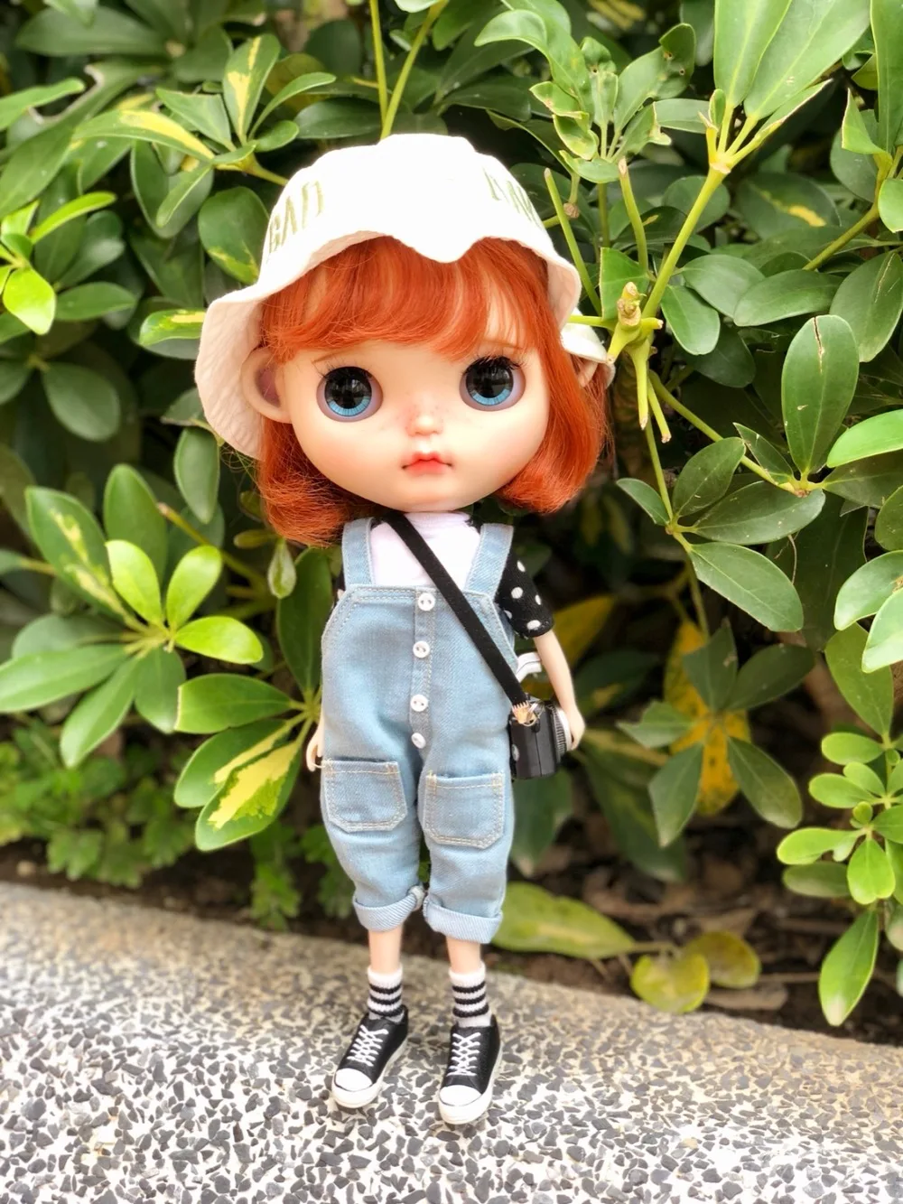 1 шт. повседневный джинсовый комбинезон для кукол Blyth Licca Azone 1/6 BJD YOSD|Куклы| |