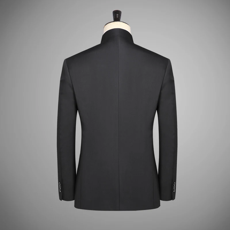 Костюм из двух частей (пальто брюки) Мужской китайский стиль туника костюм