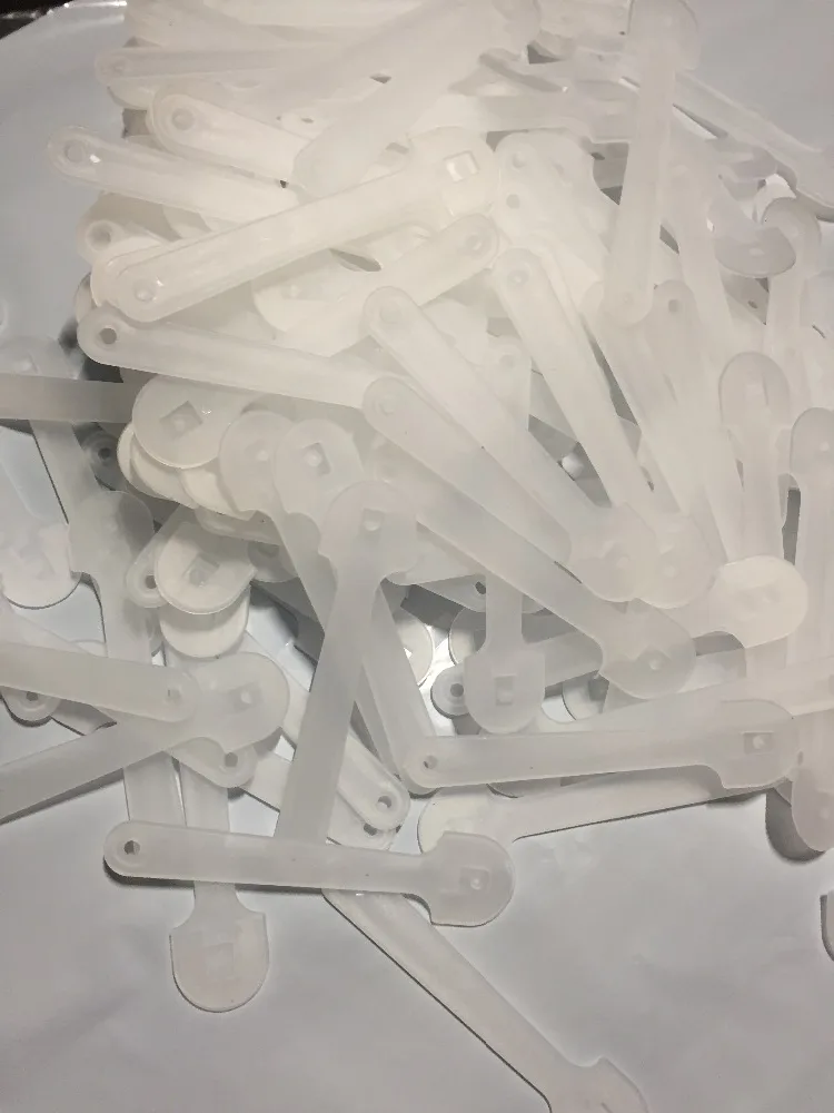 300 шт качество DIY Пластиковый ручной вентилятор чистая ручка оптовая продажа