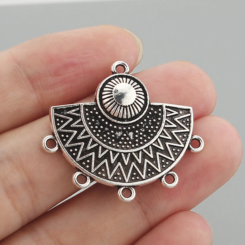 10 шт. подвески для сережек и ожерелий 35 х31 5 мм|jewelry findings|silver toneconnector charms |