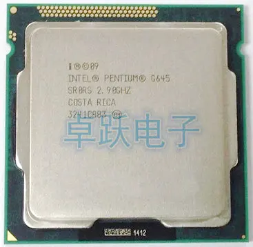 Бесплатная доставка Intel Pentium G645 3M кэш 2 9 ГГц L3 = 3 м LGA 1155 TDP 65 Вт настольный процессор