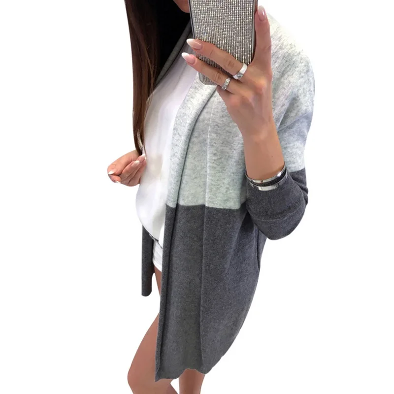 CALOFE Brand New Autumn Winter Women Long Sleeve Loose Knitting Soft Cardigan Sweater Womens Female Clothes |