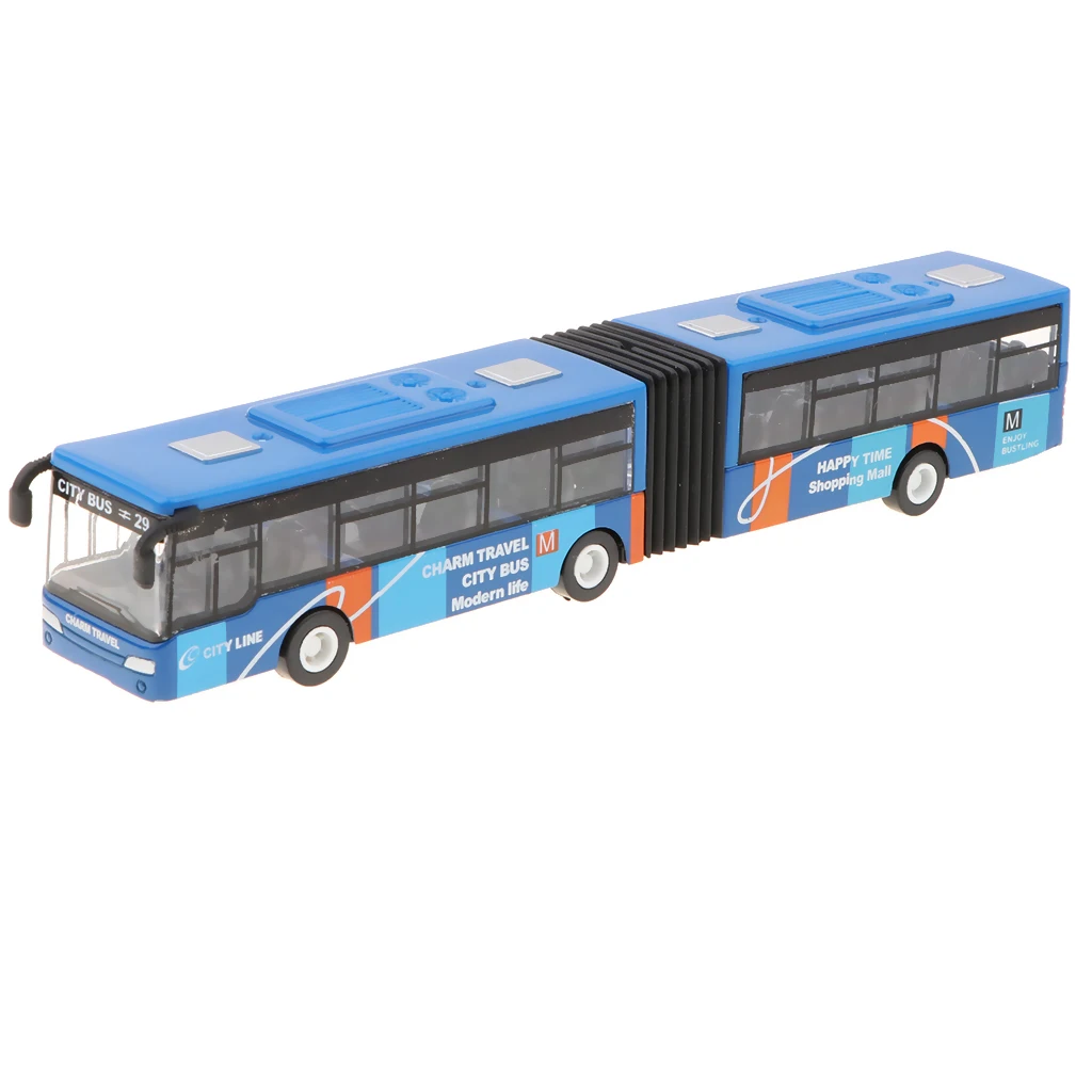 Электрическая игрушка 18 см модель автомобиля 1/64 автобус Diecasts игрушки из