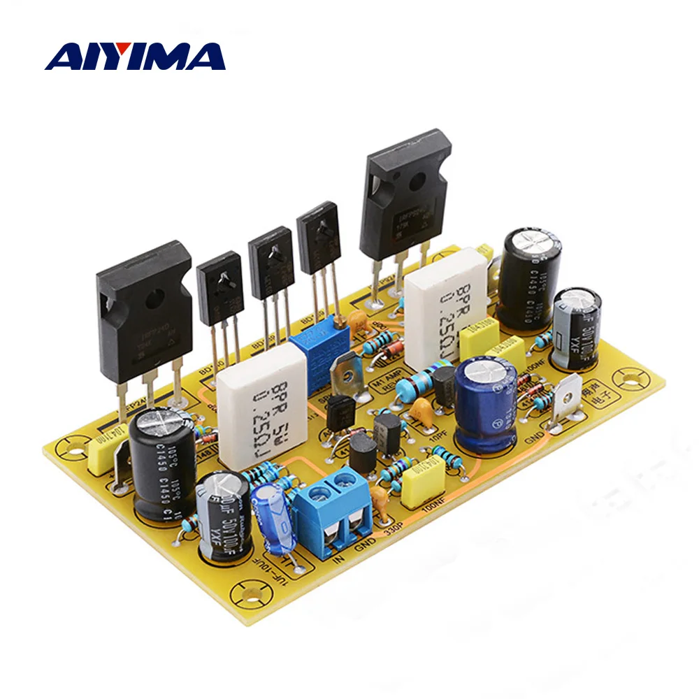 AIYIMA усилитель мощности аудио Плата 100 Вт моно MOS трубка IRFP240 IRFP9240 Ultimate Fidelity