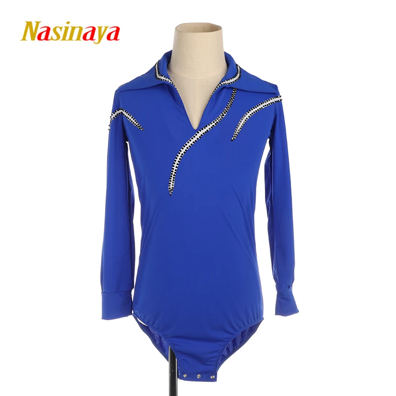 Nasinaya 20 Colors Boys Man Figure Skating Performance Clothing Customized Competition Ice Skating Leotard Kids Gymnastics Dance